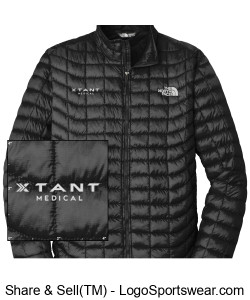 Xtant branded Mens North Face Puffer Jacket Design Zoom